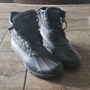 Sperry Women's Charcoal Winter Boots, sz 8.5